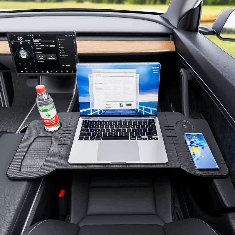 Foldable Car Desk for Front Seat - Multi-functional Table for Office, Dining, and Entertainment V888-ELOSUNG18055