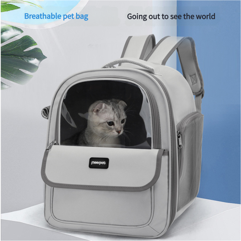 Coffee Pet Carrier Backpack - Space Capsule Design for Cats & Small Dogs V888-ELOSUNG18091