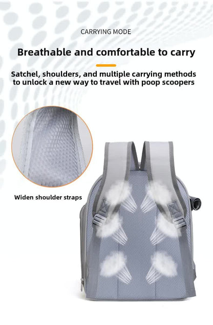 Coffee Pet Carrier Backpack - Space Capsule Design for Cats & Small Dogs V888-ELOSUNG18091