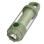 2 PCS Green Portable Outdoor Camping Light with 6 Modes & Keychain Hook - Multi-Source Mini Flashlight, IPX4 V888-ELOSUNG18103
