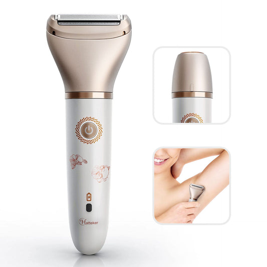 2-in-1 Women's Hair Removal Device - Electric Shaver & Facial Epilator, USB Rechargeable, Waterproof V888-ELOSUNG18107