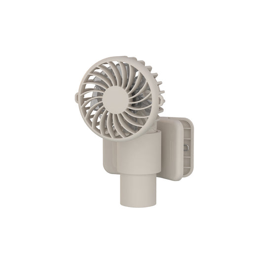 Apricot Portable Multifunctional Clip Fan DQ261 - 1000mAh Battery, 3-Speed, Quiet Cooling for Summer V888-ELOSUNG18138