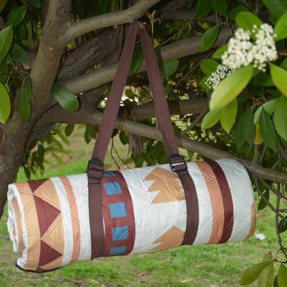 Portable Traditional Pattern Picnic Mat - Lightweight , 200x200cm, with Storage Bag V888-ELOSUNG18140