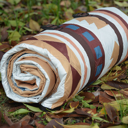Portable Traditional Pattern Picnic Mat - Lightweight , 200x200cm, with Storage Bag V888-ELOSUNG18140