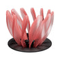 V60 Pour Over Coffee Dripper - Heat Resistant Brew Filter Cone - Pink(Black Base) V888-ELOSUNG18143