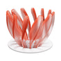 V60 Pour Over Coffee Dripper - Heat Resistant Brew Filter Cone - Orange(White Base) V888-ELOSUNG18144