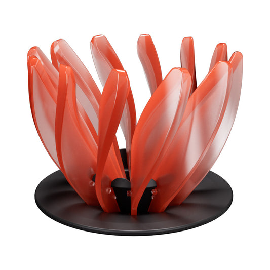 V60 Pour Over Coffee Dripper - Heat Resistant Brew Filter Cone - Orange(Black Base) V888-ELOSUNG18145