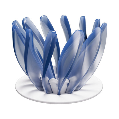 V60 Pour Over Coffee Dripper - Heat Resistant Brew Filter Cone - Blue(White Base) V888-ELOSUNG18146