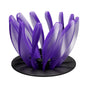 V60 Pour Over Coffee Dripper - Heat Resistant Brew Filter Cone - Purple(Black Base) V888-ELOSUNG18151
