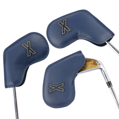 Premium PU Leather Golf Iron Headcover Set (10pcs) | Numbered 3-9, P, S, A | Protective Club Covers for Irons V888-ELOSUNG18164