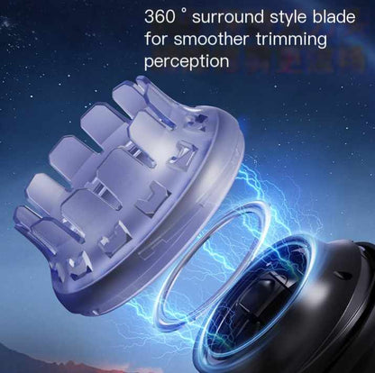 Ergonomic Cordless Hair Clipper with LCD Display - USB-C Rechargeable Head Shaver V888-ELOSUNG18186