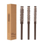 Fluffy Round Hair Brush Set #11 #13 #16 - Volumizing Ceramic Styling Tools for Salon-Perfect Blowouts V888-ELOSUNG18246