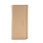 Apricot PU Slim Wallet with Polyester Interior - Stylish Clutch for Cards and Cash V888-ELOSUNG18263