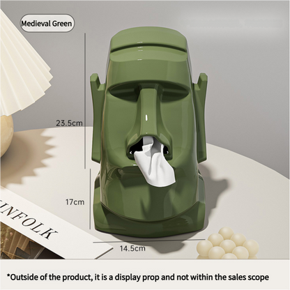Green Versatile Desktop Headphone Stand & Tissue Box (23.5x17x14.5cm) V888-ELOSUNG18286