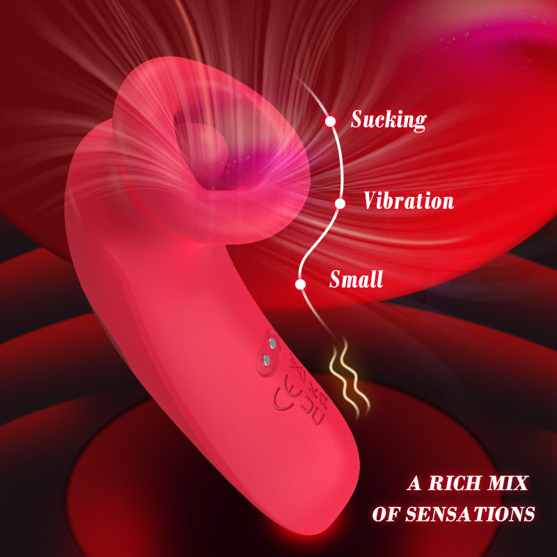 Exquisite Loli Suction Vibrator - Intense Tongue-Licking & Pulsating Pleasure for Women V888-ELOSUNG18292