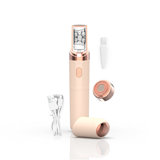 Pink 2-in-1 Mini Electric Shaver and Hair Removal Device for Women V888-ELOSUNG18300