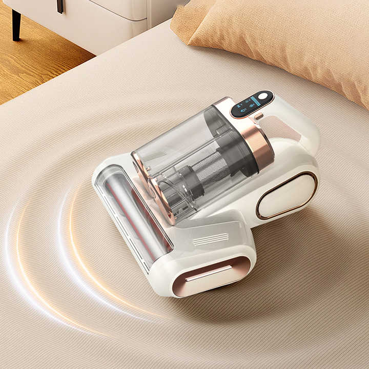 LF-LP018 White Cordless Mite Vacuum Cleaner with LED Display - Powerful 120W Cleaning V888-ELOSUNG18316