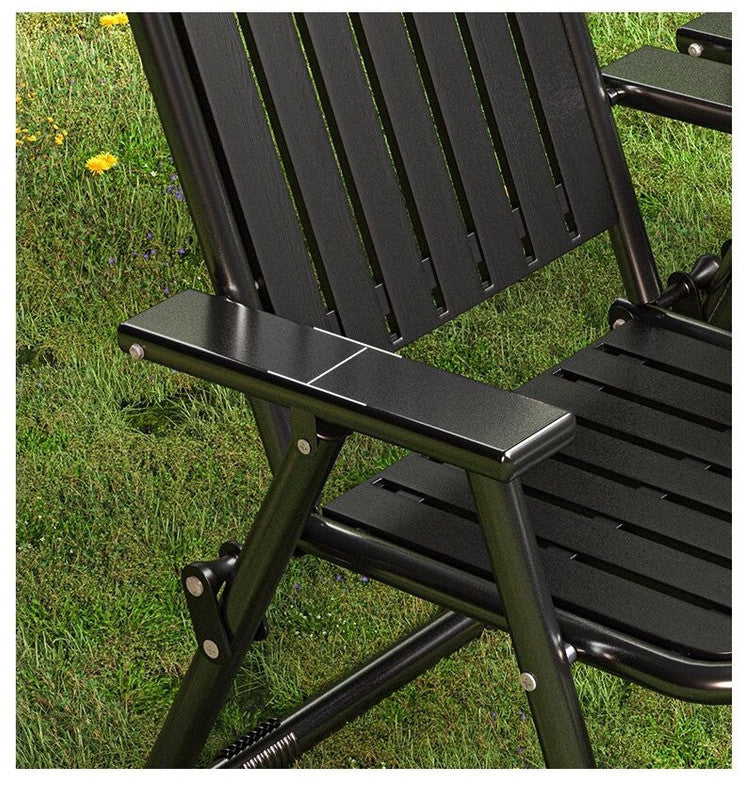 Coffee Portable Folding Chair - Outdoor Beach and Camping Recliner V888-ELOSUNG18321