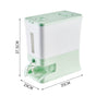 Regular Apple Green Smart Kitchen Rice Dispenser - Automatic Press-Style Rice Storage Bin V888-ELOSUNG18344