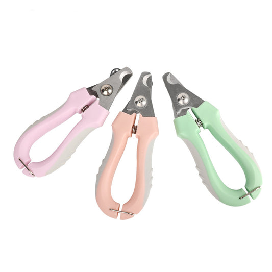 3 PCS Green Professional Pet Nail Clippers for Dogs and Cats - Sharp Stainless Steel Blades with Safety Guard V888-ELOSUNG18475