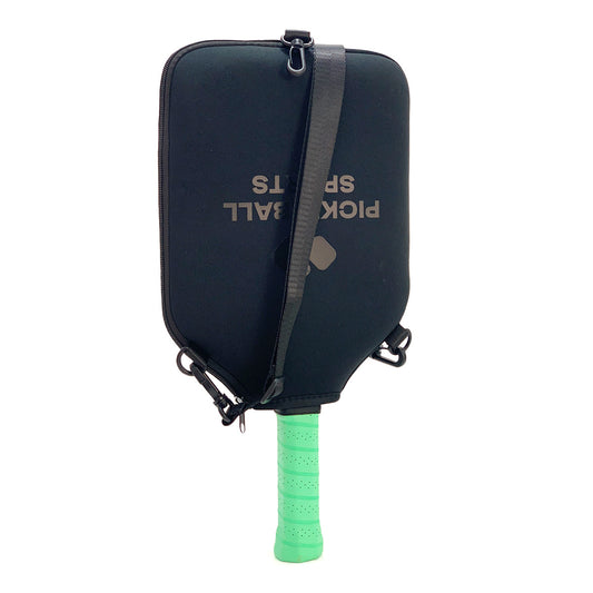 SA01 Black Neoprene Pickleball Paddle Cover (racket not included) - Protective Crossbody Bag with Adjustable V888-ELOSUNG18480