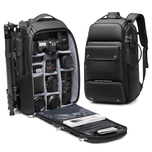 Professional Large Capacity Camera Backpack - Waterproof Anti-Theft DSLR Mirrorless Bag with 17-Inch Laptop V888-ELOSUNG18491