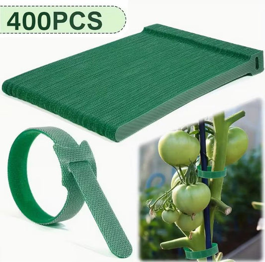 400 pcs Reusable Hook and Loop Cable Ties - 6-Inch T-Type Nylon Fastening Straps for Office Cable Management V888-ELOSUNG18502