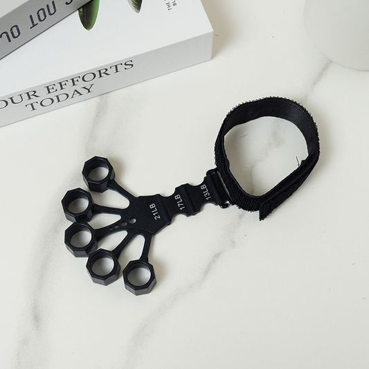 10 pcs Black Finger Exerciser and Hand Strengthener - Adjustable Silicone Grip Strength Trainer for Physical V888-ELOSUNG18505