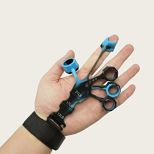 10 pcs Black Finger Exerciser and Hand Strengthener - Adjustable Silicone Grip Strength Trainer for Physical V888-ELOSUNG18505