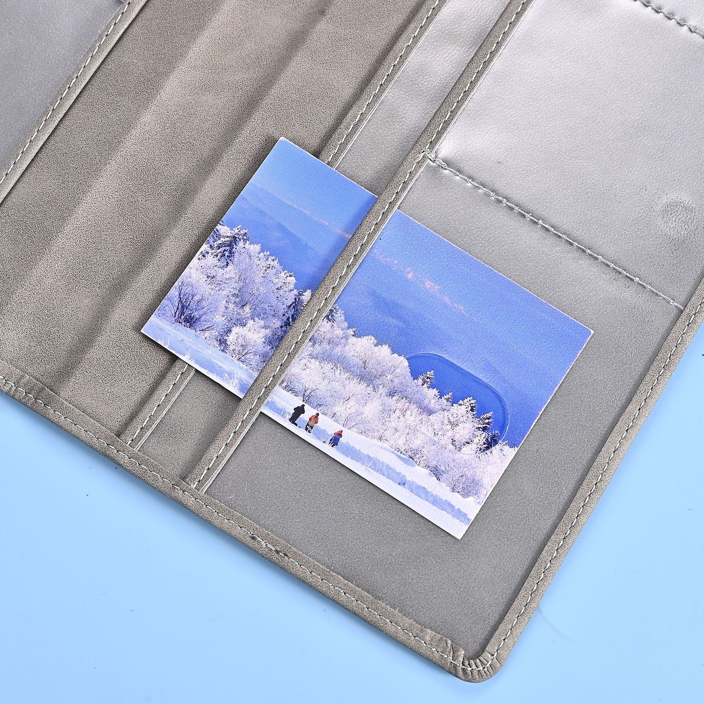 3 Pcs Premium PU Leather Car Registration and Insurance Holder - Slim Auto Document Organizer, Driver's V888-ELOSUNG18517