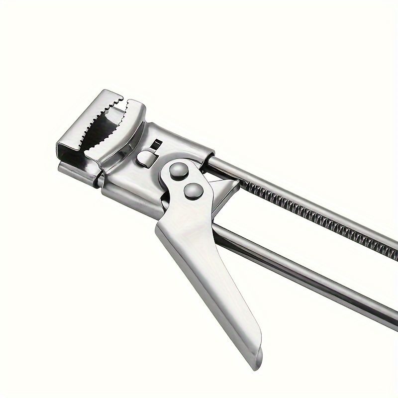 2 Set/4 Pcs Adjustable Jar Opener - Durable Stainless Steel Manual Lid Remover - Effortless Kitchen Gadget V888-ELOSUNG18522