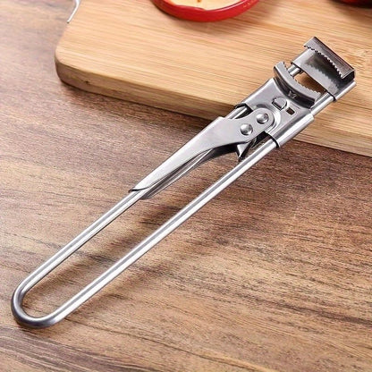 2 Set/4 Pcs Adjustable Jar Opener - Durable Stainless Steel Manual Lid Remover - Effortless Kitchen Gadget V888-ELOSUNG18522