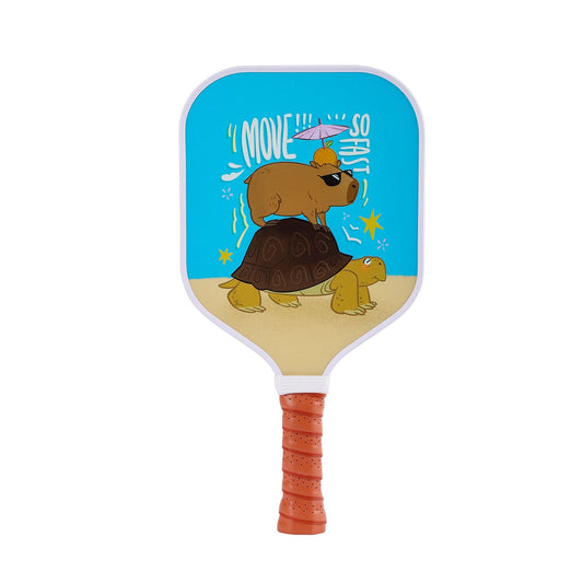 [RT-011] Fiberglass Pickleball Paddle Set of 2 with 4 Balls and Carry Bag - 185g Single Paddle Weight - V888-ELOSUNG18530