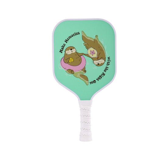 [RT-008]Fiberglass Pickleball Paddle Set of 2 with 4 Balls and Carry Bag - 185g Single Paddle Weight - V888-ELOSUNG18531