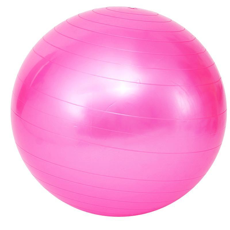 Pink 65cm Anti-Burst Yoga Exercise Ball for Pilates & Core Strength V888-ELOSUNG19059