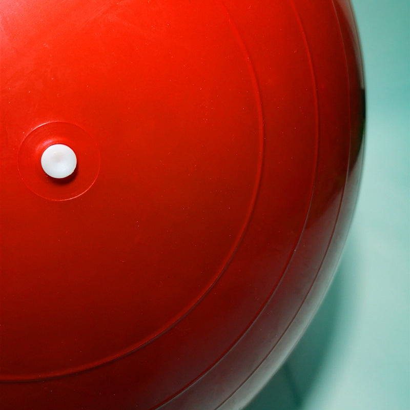 Red 65cm Anti-Burst Yoga Exercise Ball for Pilates & Core Strength V888-ELOSUNG19062