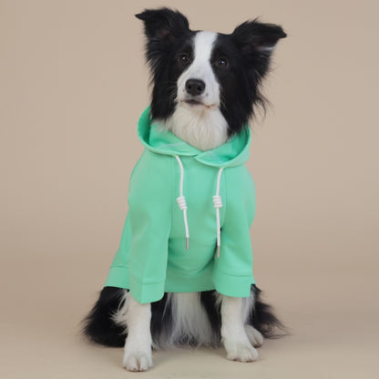 3XL Green Cute Dog Hoodie with Adjustable Drawstring - Available in Various Sizes V888-ELOSUNG19158