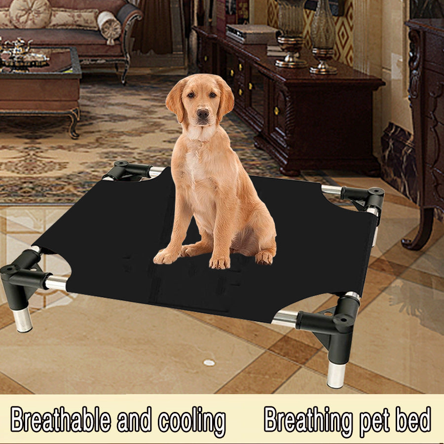 L Breathable and Cooling Elevated Pet Bed - Perfect for Dogs, Provides Comfort and Airflow V888-ELOSUNG19176