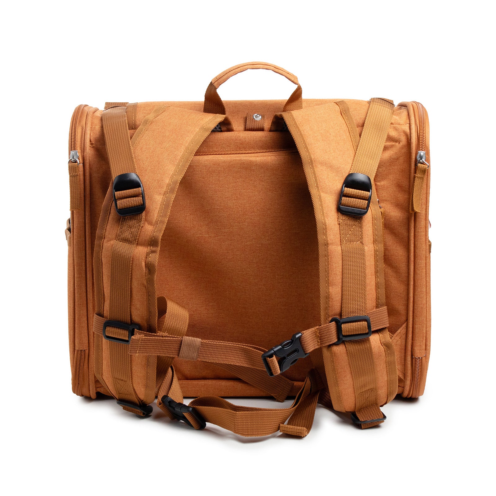 Brown Pet Carrier Backpack - Comfortable and Stylish for Cats and Small Dogs V888-ELOSUNG19178