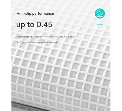 Blue Bath Mat - Super Absorbent, Non-Slip Bathroom Floor Mat - 40x60cm V888-ELOSUNG19368