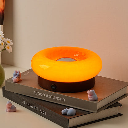 Orange Donut Table Lamp - Rechargeable Touch Control LED V888-ELOSUNG19493