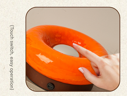 Pink Donut Table Lamp - Rechargeable Touch Control LED V888-ELOSUNG19496