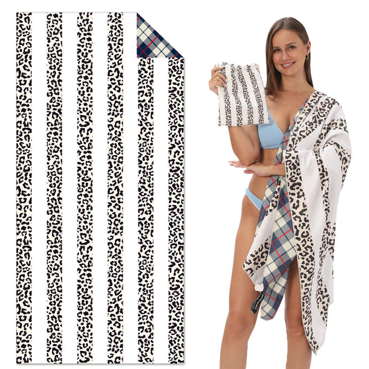 TW1 - Double-Sided Printed Beach Towel - Soft Microfiber - 100x180cm V888-ELOSUNG19519