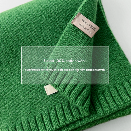 Black Luxurious 100% Wool Scarf for Women and Men - Soft, Warm, and Stylish V888-ELOSUNG19615