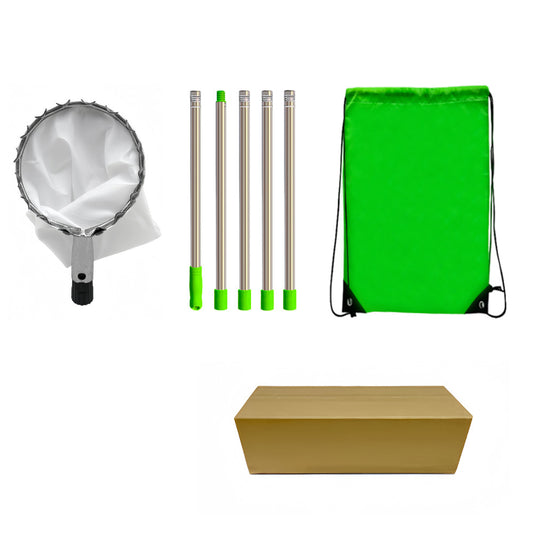 Telescoping Fruit Picker - Apple, Peach, Persimmon Harvesting Tool with Collection Bag, High Reach Fruit V888-ELOSUNG20662