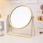 Gold Rotating Tabletop Makeup Mirror - 360o Swivel Vanity Mirror for Bedroom & Desk V888-ELOSUNG20733