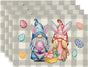 Easter Cotton-Linen Placemats - Set of 4 Anti-Stain Table Mats(Style 15) V888-ELOSUNG20839