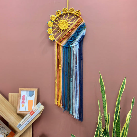 Colorful Tassel Dream Catcher - Bohemian Style Wall Decor (Sun) V888-ELOSUNG20891