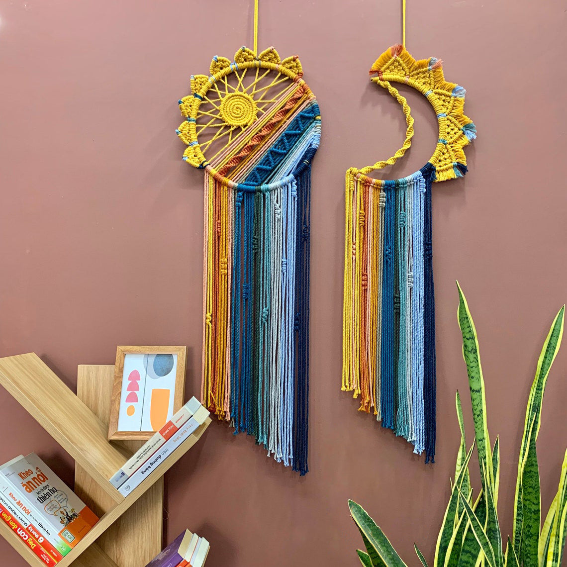 Colorful Tassel Dream Catcher - Bohemian Style Wall Decor (Sun) V888-ELOSUNG20891