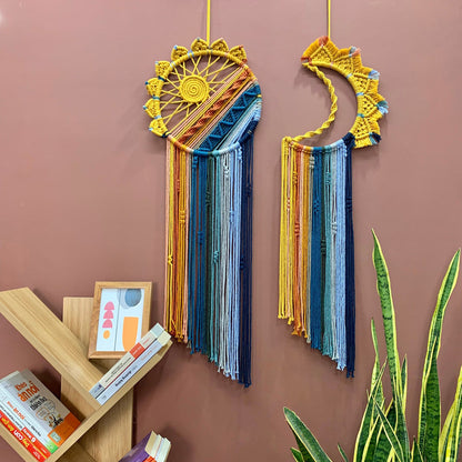 Colorful Tassel Dream Catcher - Bohemian Style Wall Decor (Sun) V888-ELOSUNG20891